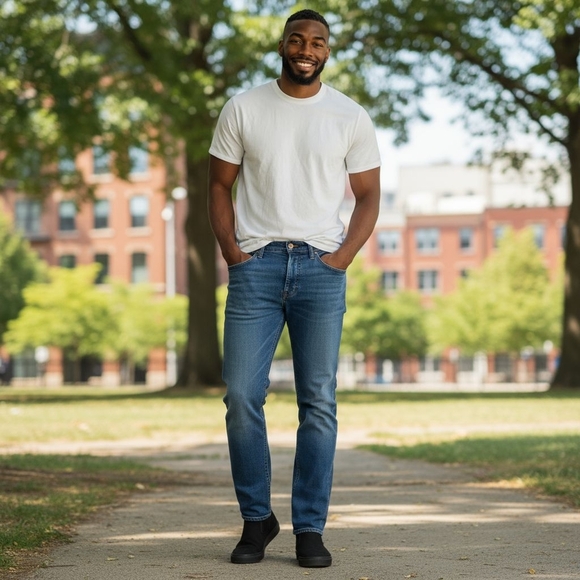 Polo by Ralph Lauren Hampton Relaxed Men's Straight Blue Jeans Size 32x32 - Picture 5 of 7